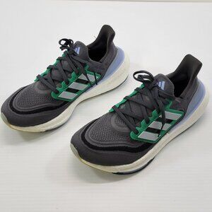 *MS) Adidas Men UltraBoost Light Running Grey Green Blue HQ6342 Men 7.5 Sneakers